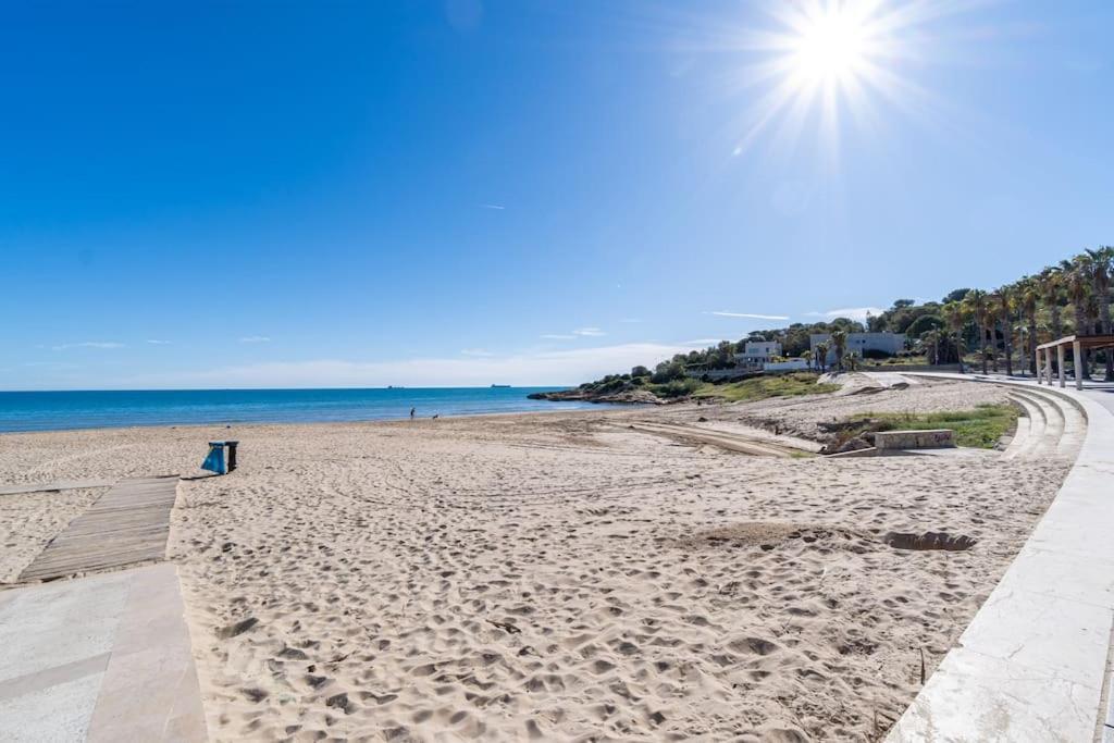 Privilegiado-Tarragona-50Mplaya-Wifi-Pool-Relax8 Exteriör bild