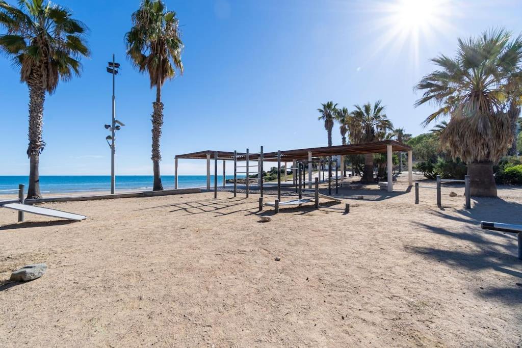 Privilegiado-Tarragona-50Mplaya-Wifi-Pool-Relax8 Exteriör bild